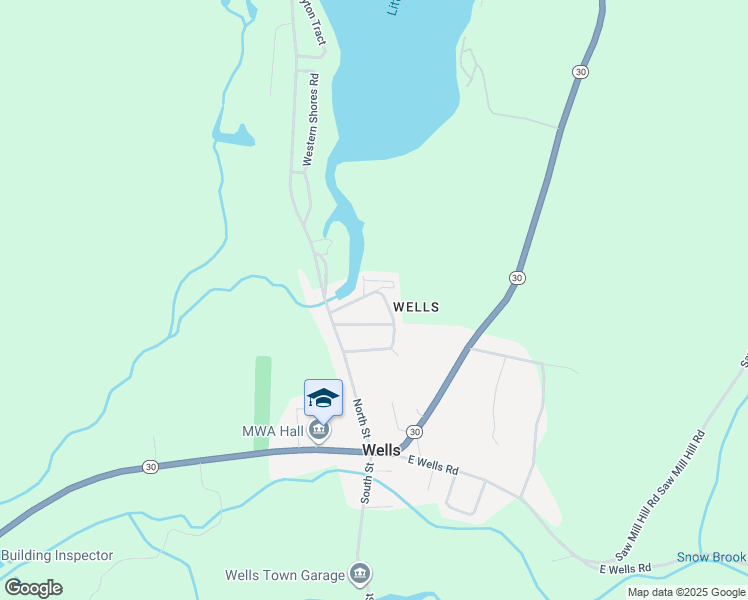 map of restaurants, bars, coffee shops, grocery stores, and more near 98 Jones Road in Wells