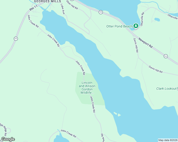 map of restaurants, bars, coffee shops, grocery stores, and more near 75 Fernwood Road in Sunapee
