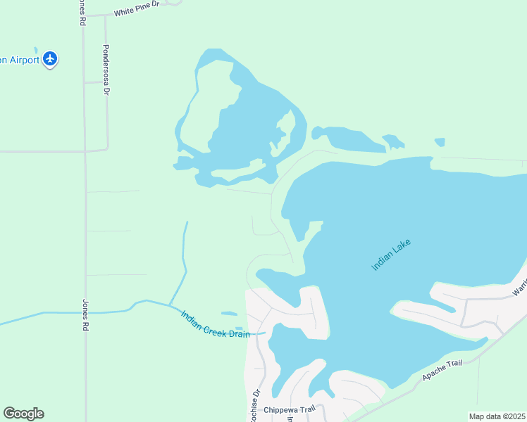 map of restaurants, bars, coffee shops, grocery stores, and more near 8510 Pontiac Drive in Howard City