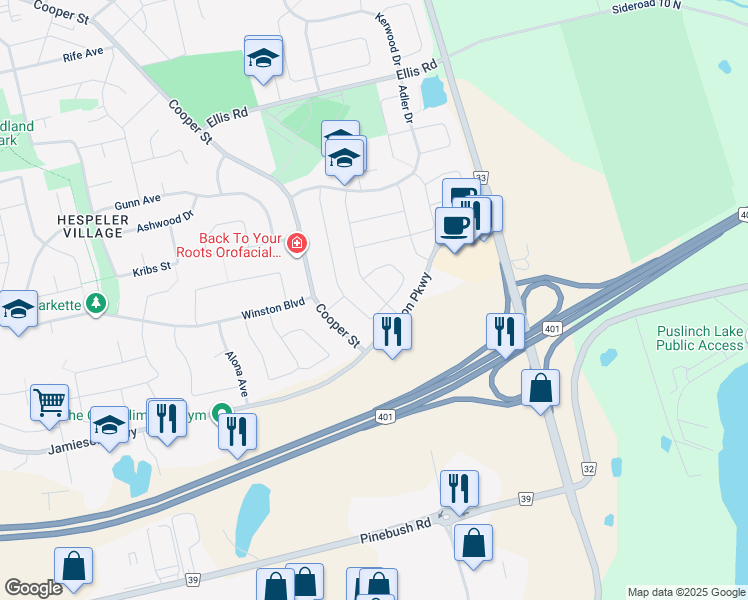 map of restaurants, bars, coffee shops, grocery stores, and more near 160 Patton Drive in Cambridge