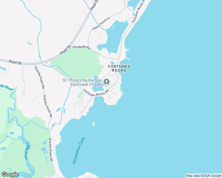 map of restaurants, bars, coffee shops, grocery stores, and more near 1 Neptune Lane in Biddeford