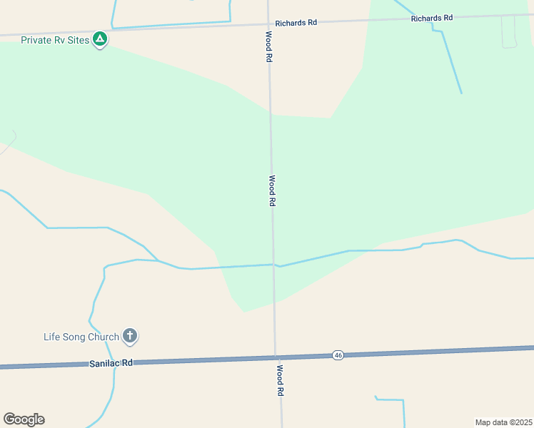 map of restaurants, bars, coffee shops, grocery stores, and more near 245 Wood Road in Snover