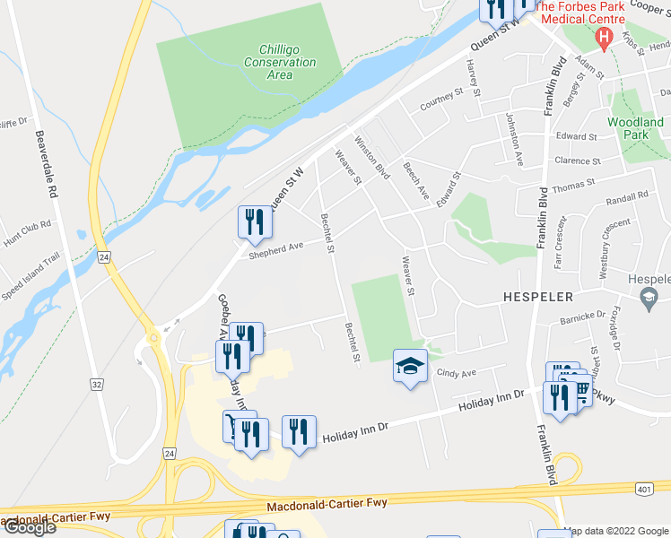 map of restaurants, bars, coffee shops, grocery stores, and more near 169 Bechtel Street in Cambridge