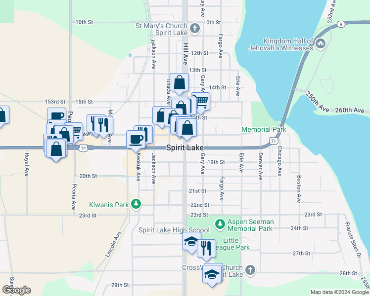 map of restaurants, bars, coffee shops, grocery stores, and more near in Orleans