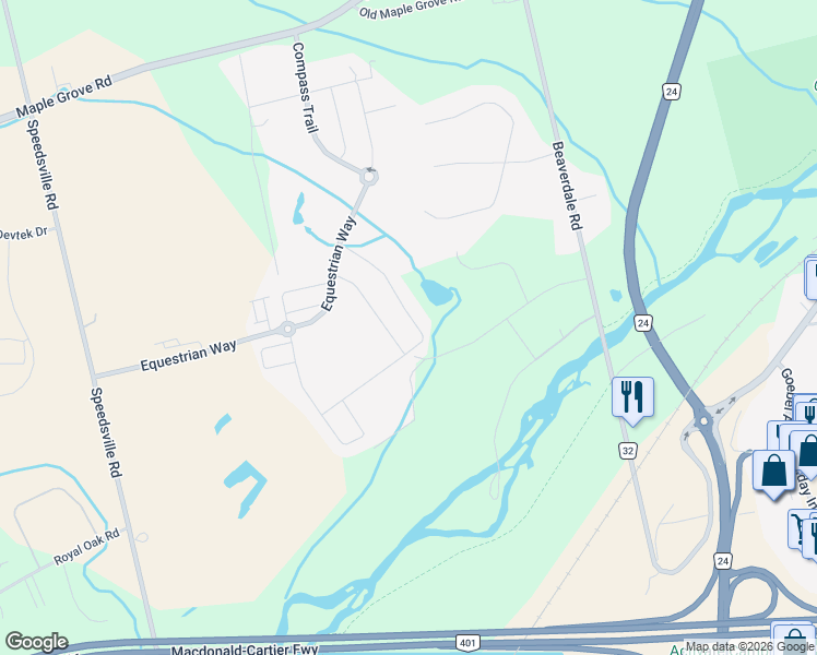 map of restaurants, bars, coffee shops, grocery stores, and more near 215 Ridge Road in Cambridge