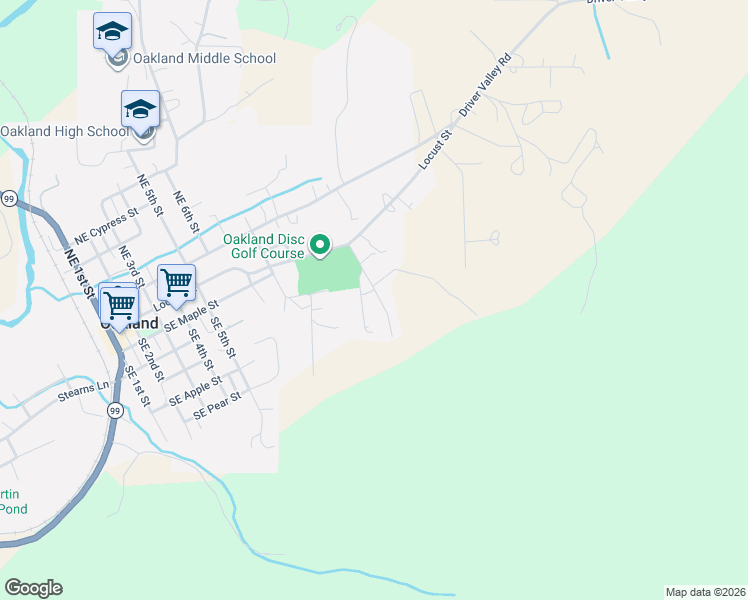 map of restaurants, bars, coffee shops, grocery stores, and more near 411 Wells Rd in Oakland