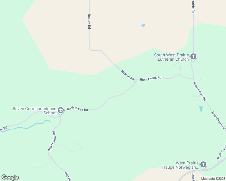 map of restaurants, bars, coffee shops, grocery stores, and more near 56744 Rush Creek Road in Ferryville