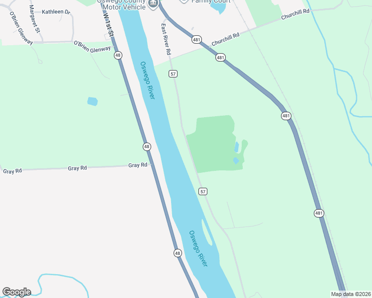 map of restaurants, bars, coffee shops, grocery stores, and more near 4005 County Route 57 in Oswego