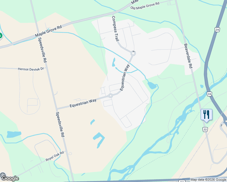 map of restaurants, bars, coffee shops, grocery stores, and more near 324 Equestrian Way in Cambridge