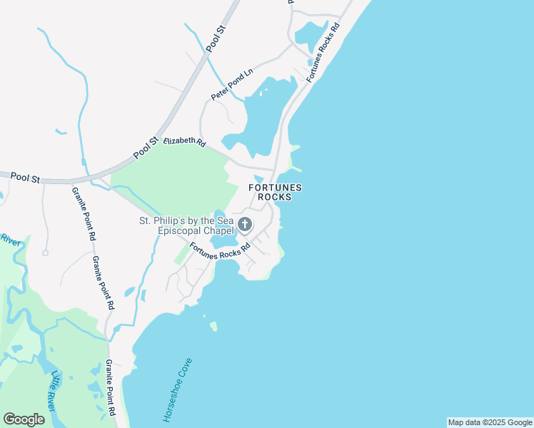 map of restaurants, bars, coffee shops, grocery stores, and more near 120 Fortunes Rocks Road in Biddeford