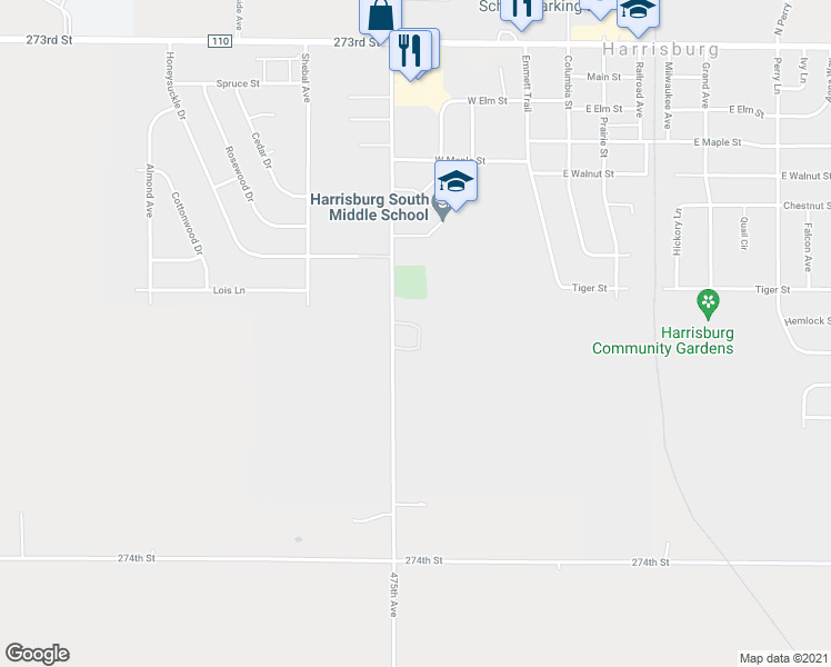 map of restaurants, bars, coffee shops, grocery stores, and more near 840 Cliff Avenue in Harrisburg