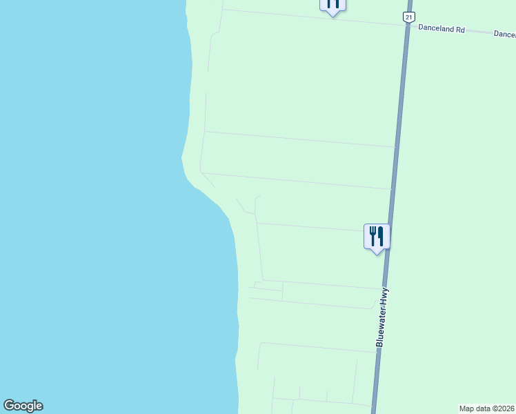 map of restaurants, bars, coffee shops, grocery stores, and more near 73022 Claudette Drive in Huron County