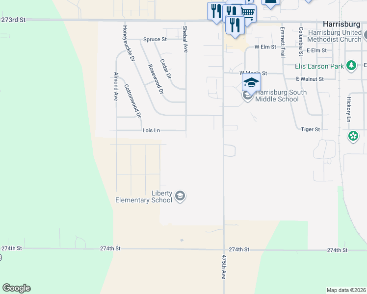 map of restaurants, bars, coffee shops, grocery stores, and more near 802 Shebal Avenue in Harrisburg