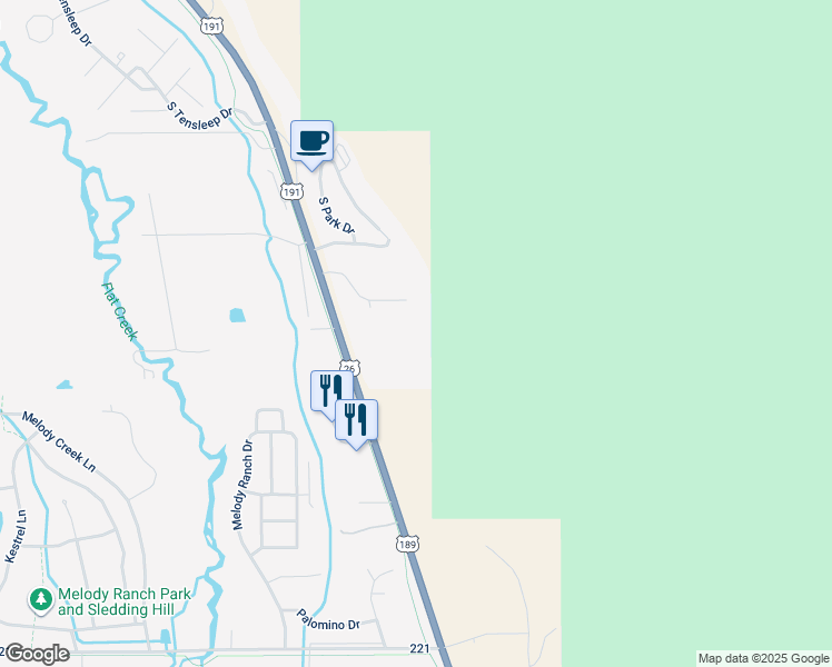 map of restaurants, bars, coffee shops, grocery stores, and more near 555 West Elk Avenue in Jackson