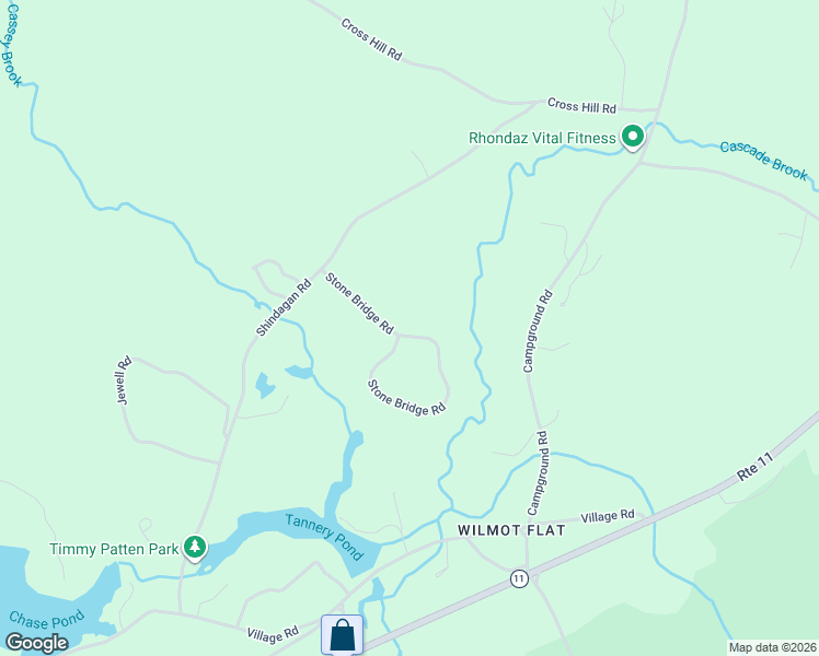 map of restaurants, bars, coffee shops, grocery stores, and more near 130 Stone Bridge Road in Wilmot