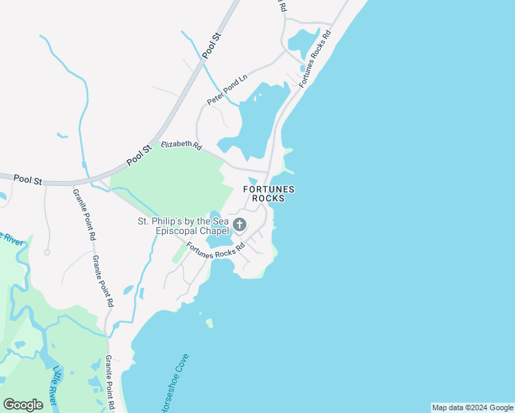 map of restaurants, bars, coffee shops, grocery stores, and more near 120 Fortunes Rocks Road in Biddeford