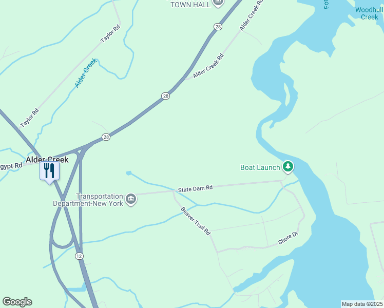 map of restaurants, bars, coffee shops, grocery stores, and more near in Alder Creek