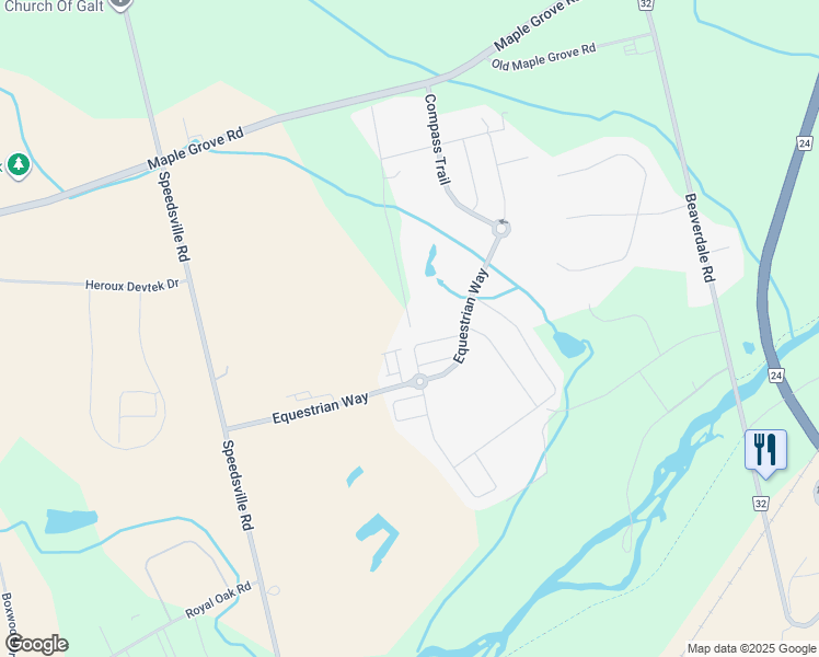 map of restaurants, bars, coffee shops, grocery stores, and more near 465 Briardean Road in Cambridge