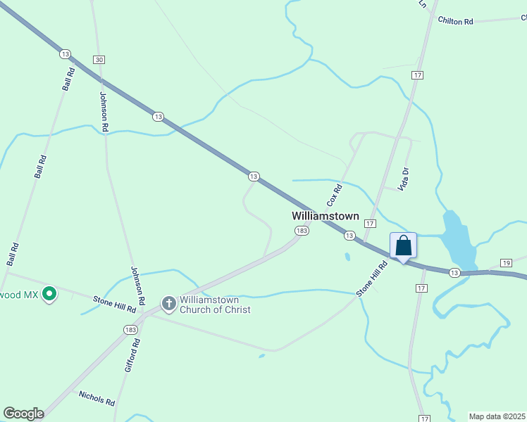 map of restaurants, bars, coffee shops, grocery stores, and more near 943 New York 183 in Williamstown