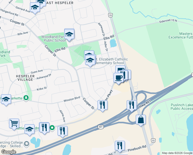 map of restaurants, bars, coffee shops, grocery stores, and more near 15 Maryann Price Lane in Cambridge