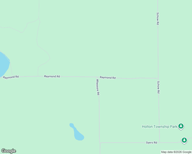 map of restaurants, bars, coffee shops, grocery stores, and more near Raymond Road in Holton