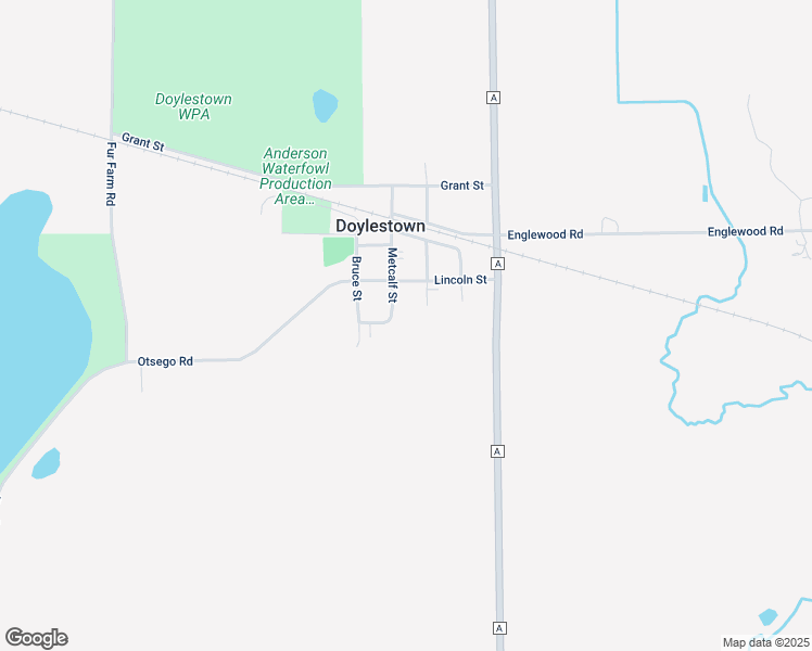 map of restaurants, bars, coffee shops, grocery stores, and more near N4028 Metcalf Street in Doylestown