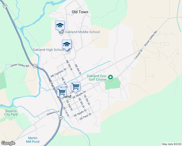 map of restaurants, bars, coffee shops, grocery stores, and more near 777 Oak Street in Oakland