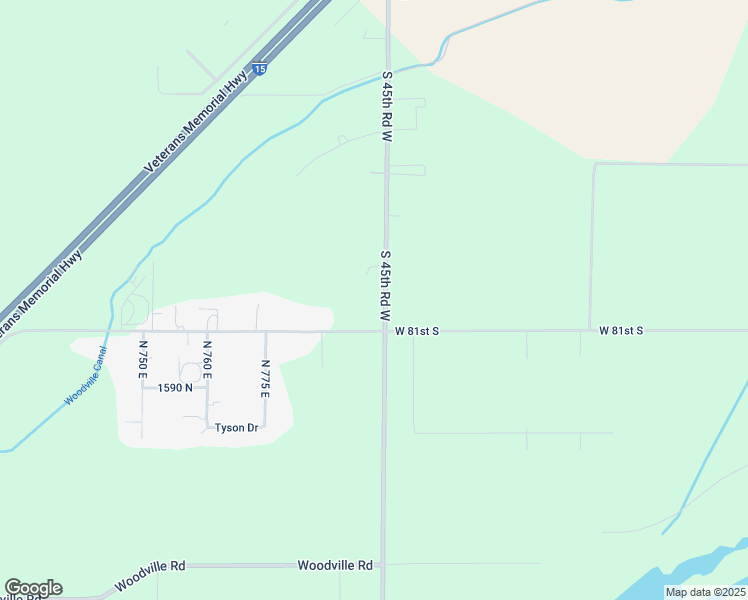 map of restaurants, bars, coffee shops, grocery stores, and more near 7996 South 45th Road West in Idaho Falls