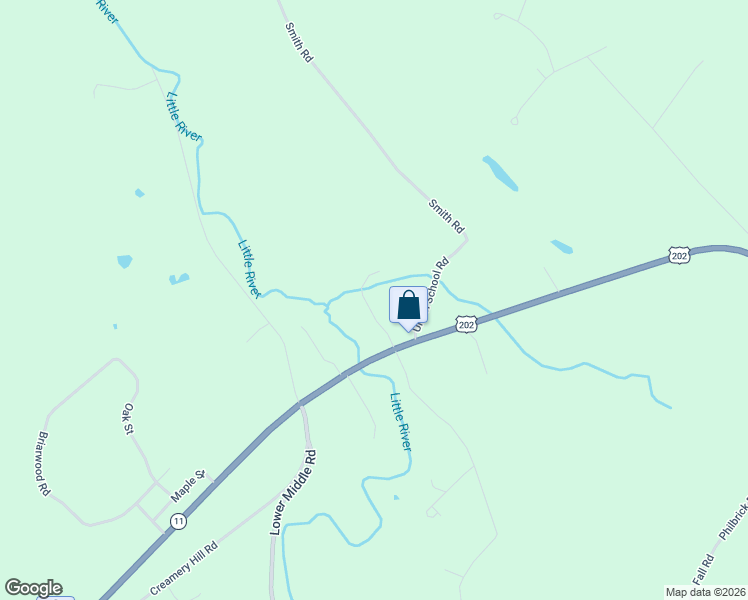 map of restaurants, bars, coffee shops, grocery stores, and more near Paradise Row in Lebanon