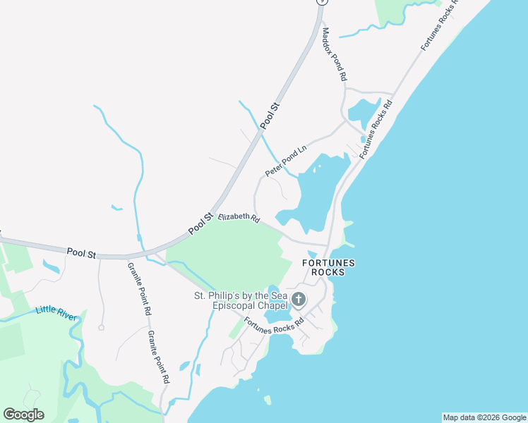 map of restaurants, bars, coffee shops, grocery stores, and more near 16 Elizabeth Road in Biddeford
