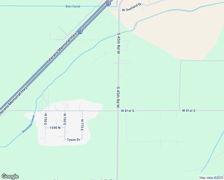 map of restaurants, bars, coffee shops, grocery stores, and more near 7996 South 45th West in Idaho Falls