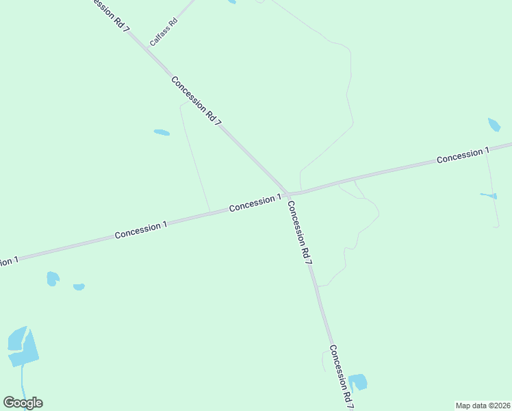 map of restaurants, bars, coffee shops, grocery stores, and more near 7282 Concession 1 in Puslinch