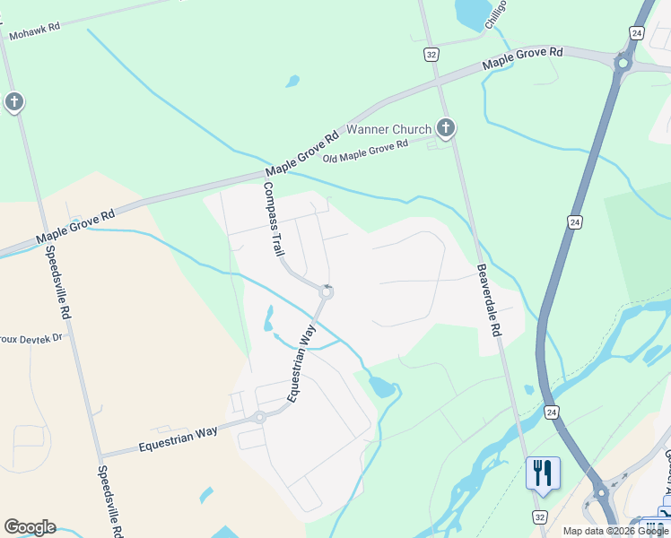 map of restaurants, bars, coffee shops, grocery stores, and more near 459 Equestrian Way in Cambridge