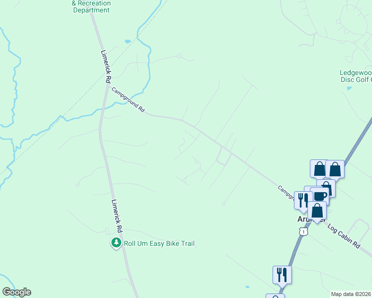 map of restaurants, bars, coffee shops, grocery stores, and more near 10 Debbie Lane in Arundel