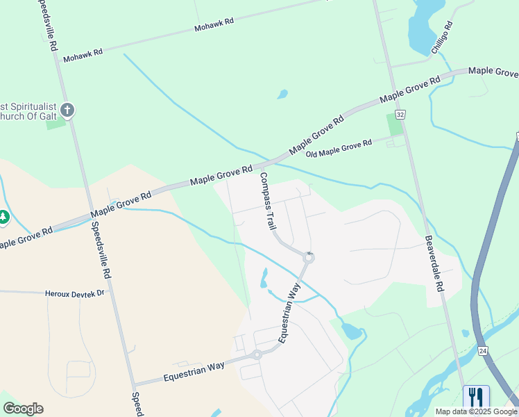 map of restaurants, bars, coffee shops, grocery stores, and more near 35 Pointer Street in Cambridge
