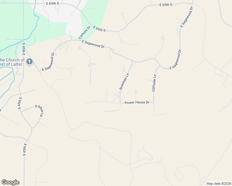 map of restaurants, bars, coffee shops, grocery stores, and more near 7498 Bowman Lane in Idaho Falls