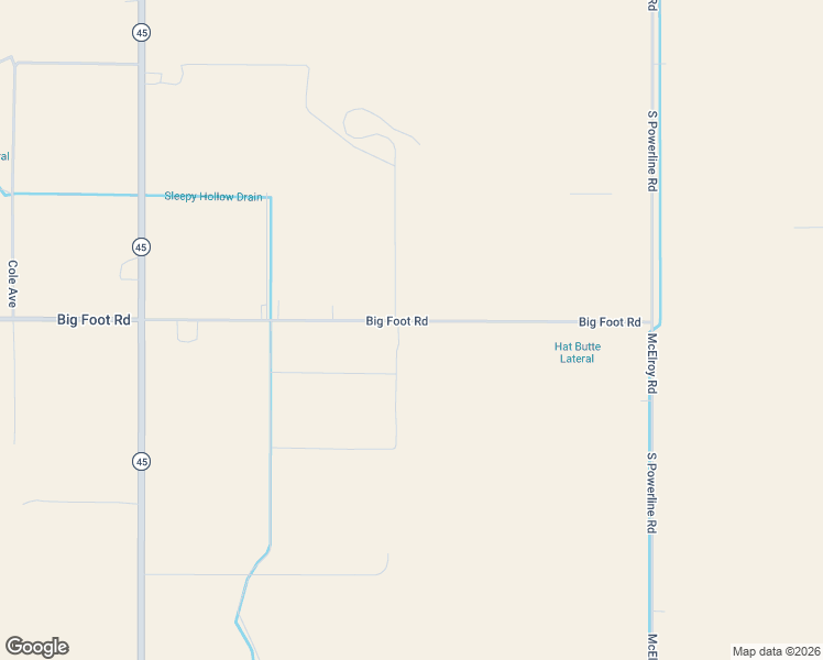 map of restaurants, bars, coffee shops, grocery stores, and more near 8477 Big Foot Road in Melba