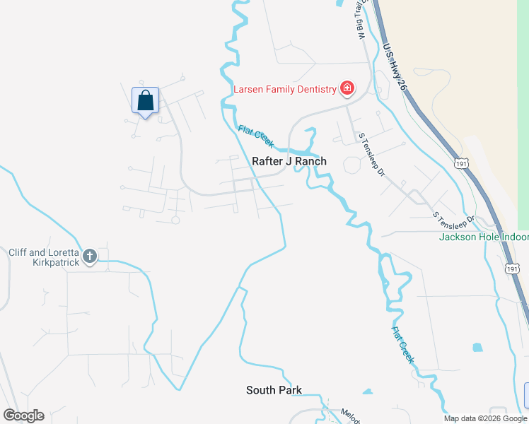 map of restaurants, bars, coffee shops, grocery stores, and more near 3499 South Arabian Drive in Jackson