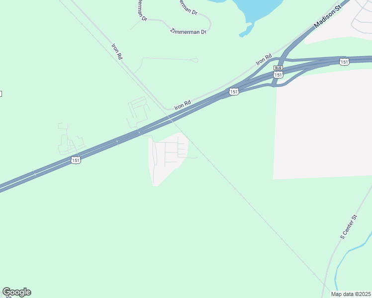 map of restaurants, bars, coffee shops, grocery stores, and more near N6548 U.S. 151 in Beaver Dam