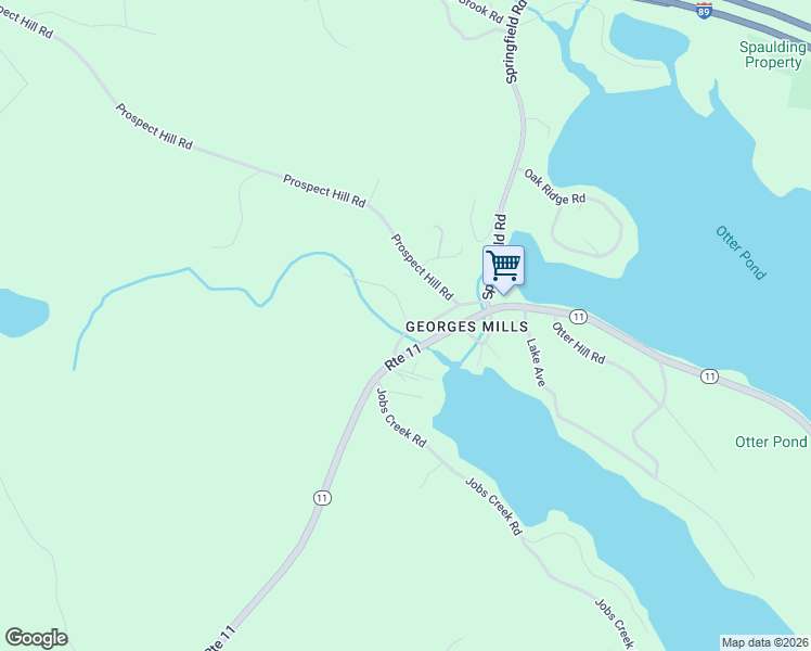 map of restaurants, bars, coffee shops, grocery stores, and more near 1017 Main Street in Sunapee