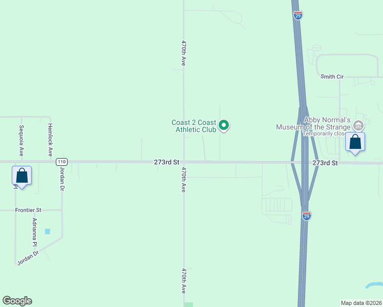 map of restaurants, bars, coffee shops, grocery stores, and more near 27297 Verhey Place in Tea