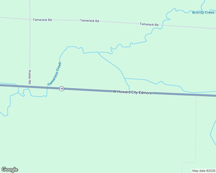 map of restaurants, bars, coffee shops, grocery stores, and more near 12816-13300 West Howard City Edmore Road in Howard City