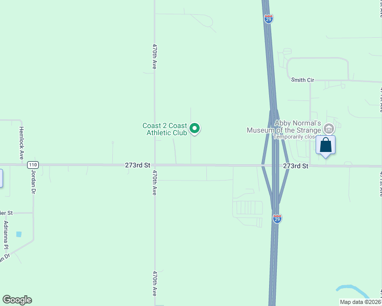 map of restaurants, bars, coffee shops, grocery stores, and more near 27297 Verhey Place in Tea