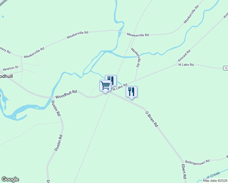 map of restaurants, bars, coffee shops, grocery stores, and more near 10626 North Lake Road in Forestport