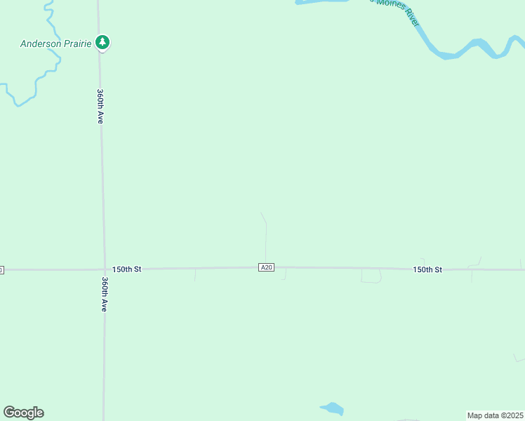 map of restaurants, bars, coffee shops, grocery stores, and more near 1471 365th Avenue in Estherville