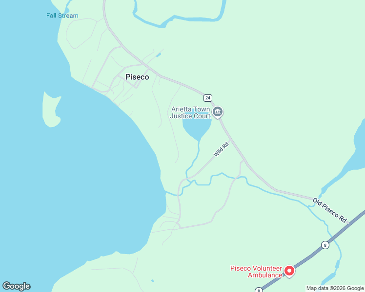 map of restaurants, bars, coffee shops, grocery stores, and more near 51 Pawling Road in Piseco