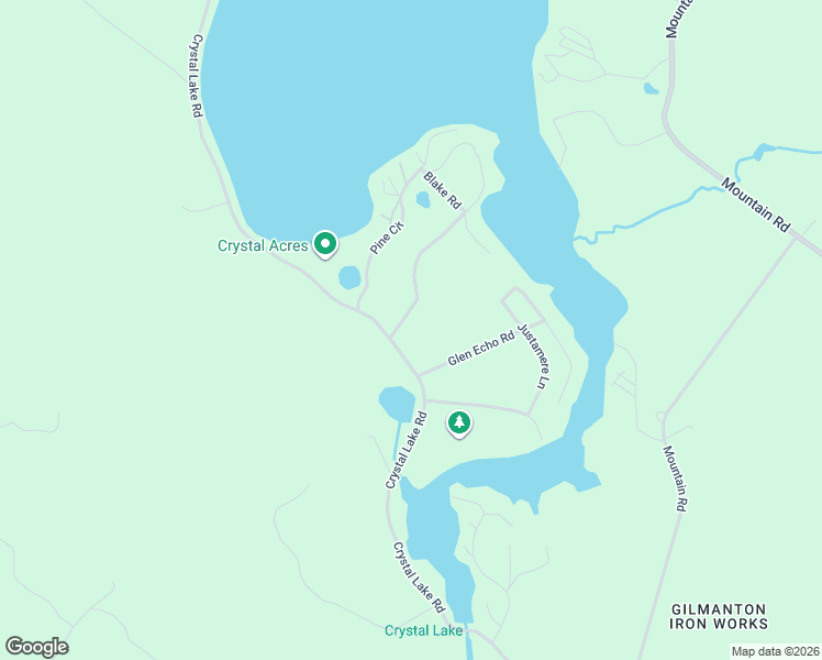map of restaurants, bars, coffee shops, grocery stores, and more near 179 Pine Circle in Gilmanton