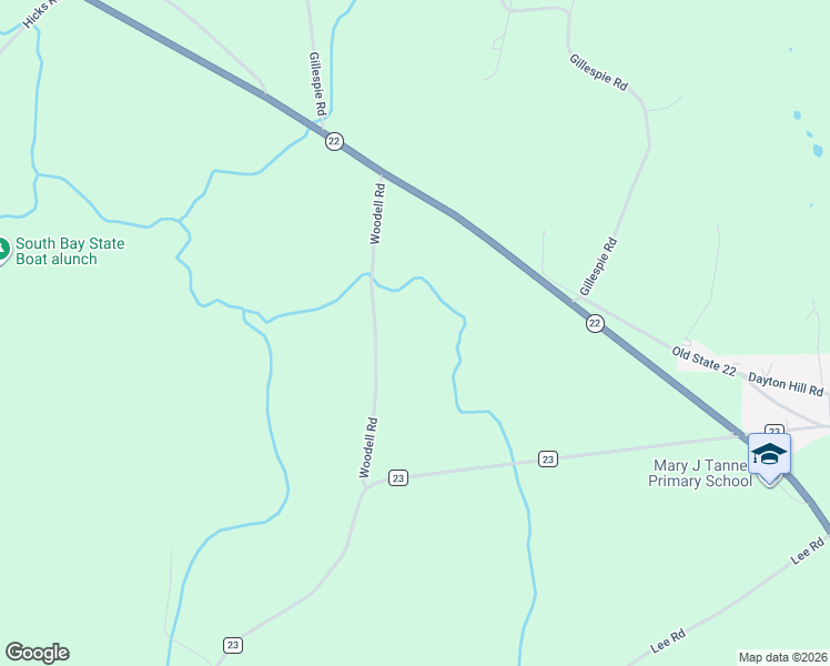 map of restaurants, bars, coffee shops, grocery stores, and more near 40 Woodell Road in Granville