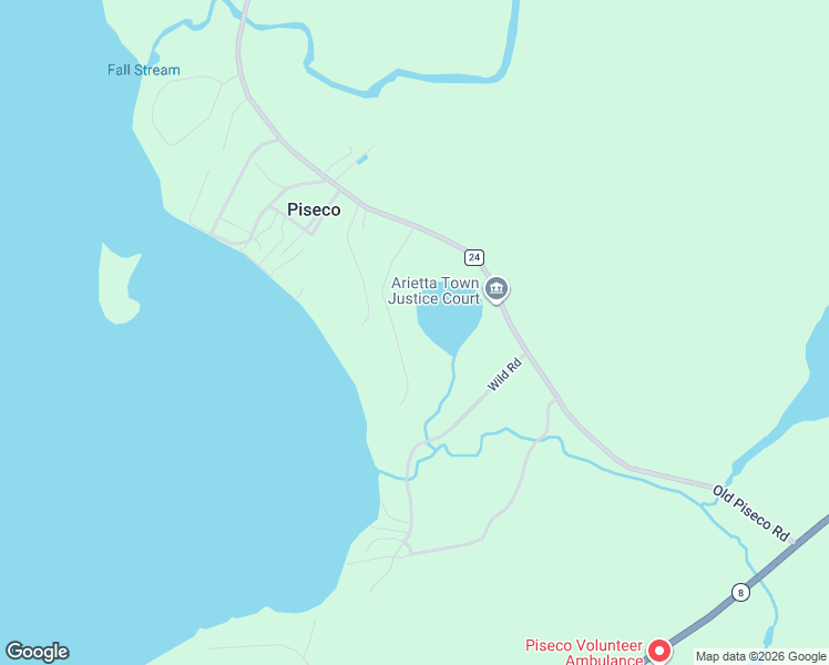 map of restaurants, bars, coffee shops, grocery stores, and more near 51 Pawling Road in Piseco