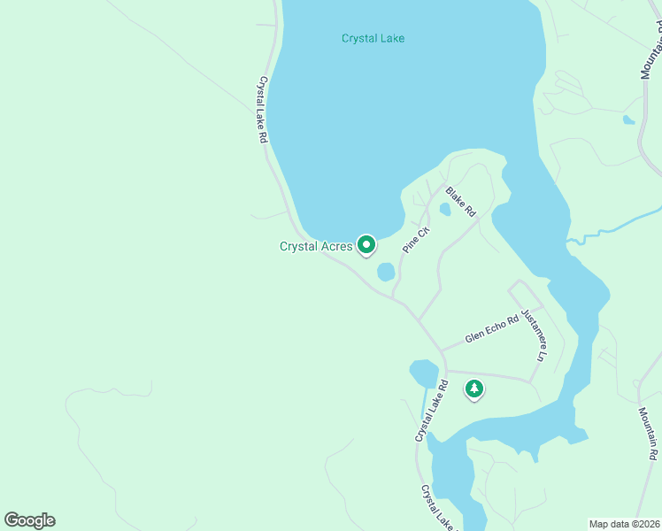 map of restaurants, bars, coffee shops, grocery stores, and more near 293 Crystal Lake Road in Gilmanton